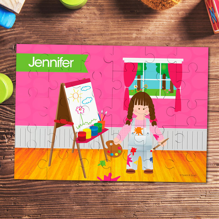 Artist at Work Personalized Puzzles