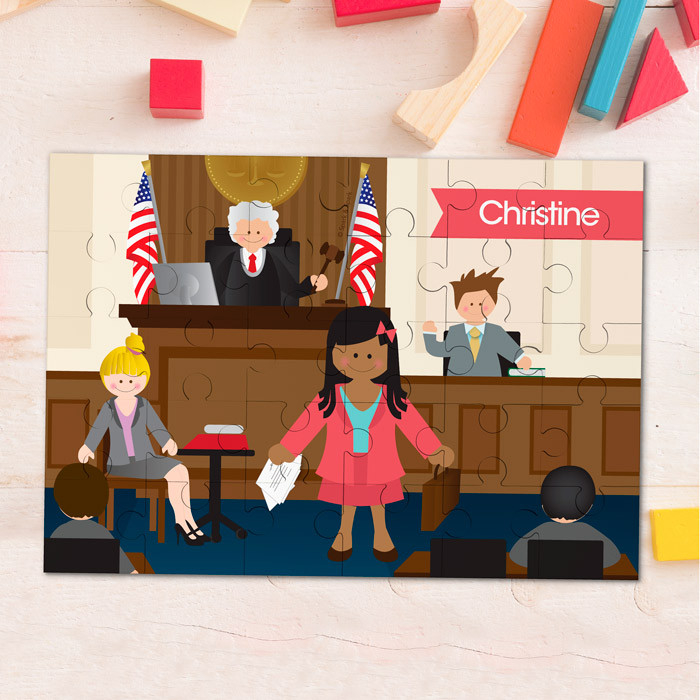 Legally Correct Girl Personalized Puzzles