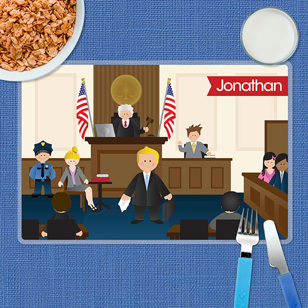 Legally Correct Boy Kids Placemat
