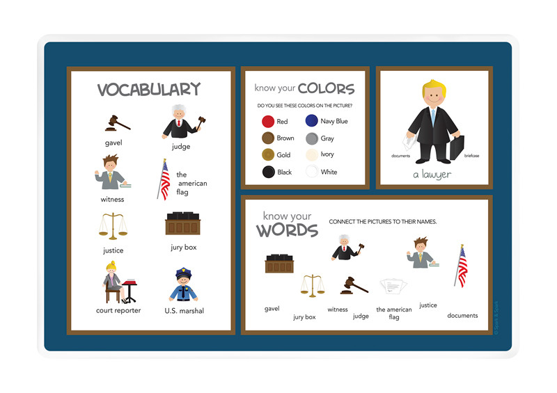 Legally Correct Boy Kids Placemat