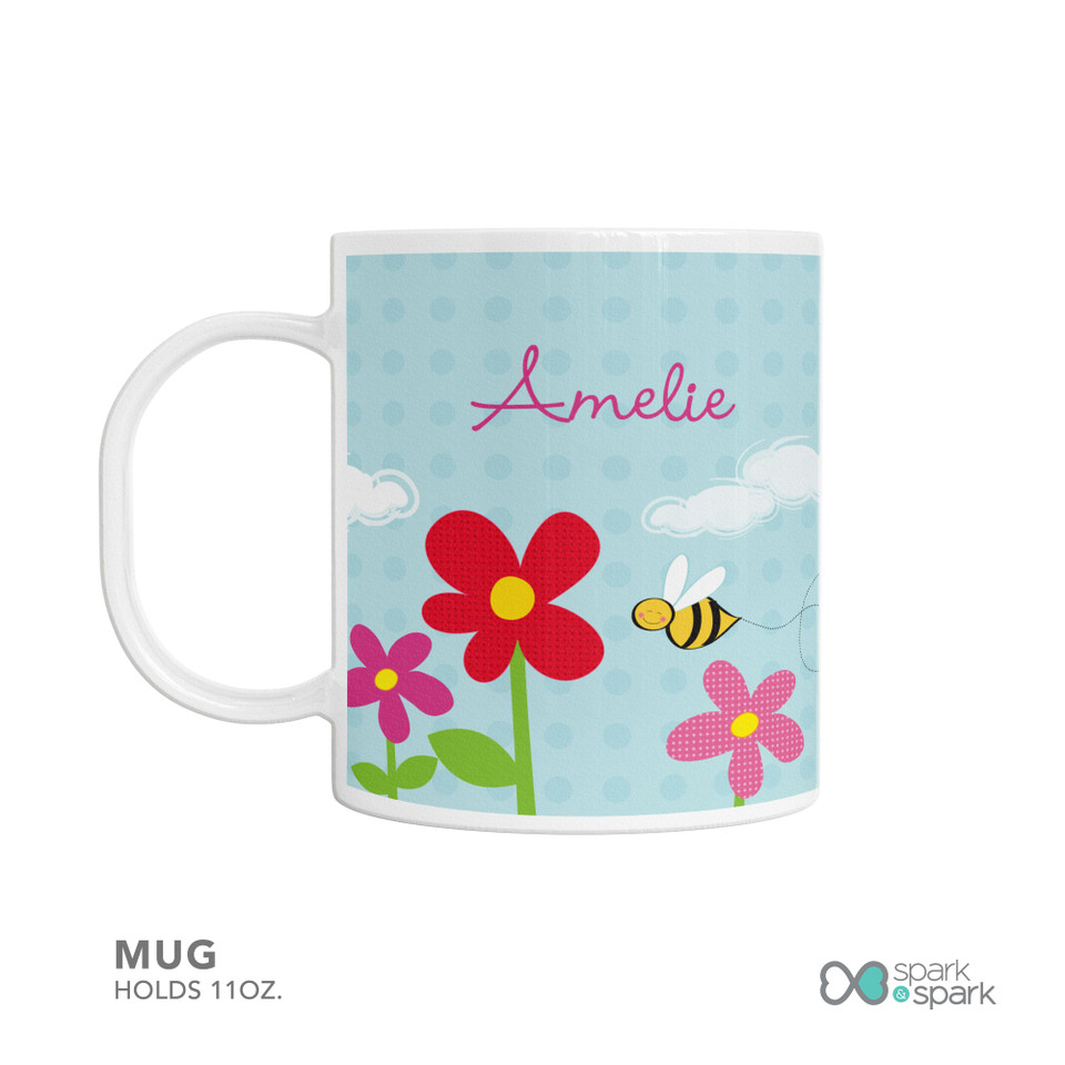 Spring Flowers Kids Plates