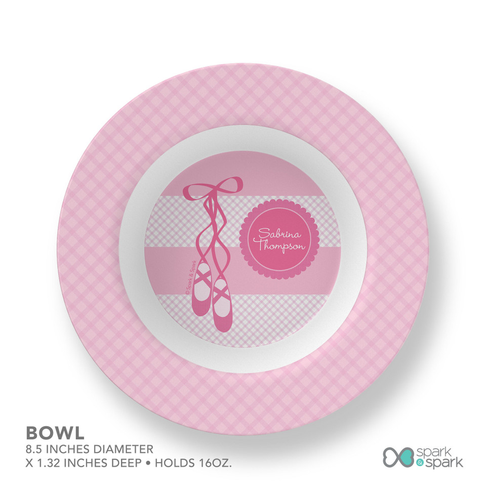 My Ballerina Shoes Kids Plates