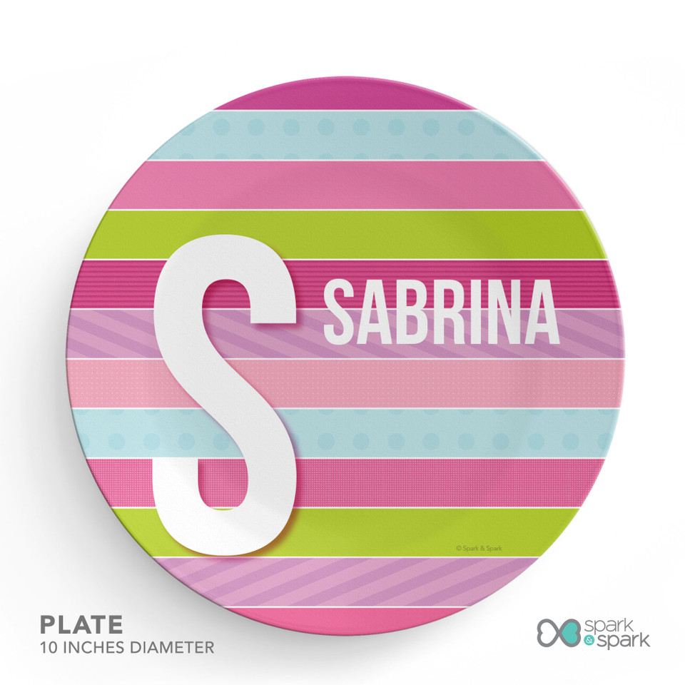 Sweet Lines Kids Plates