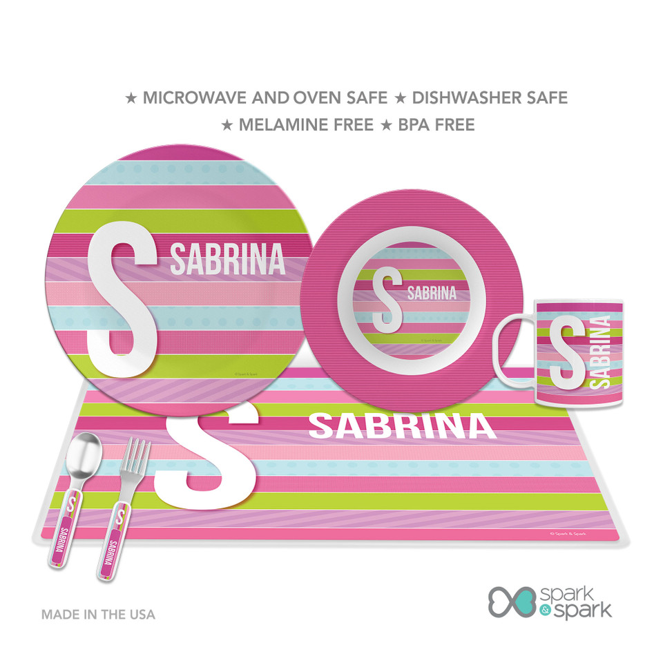 Sweet Lines Kids Plates