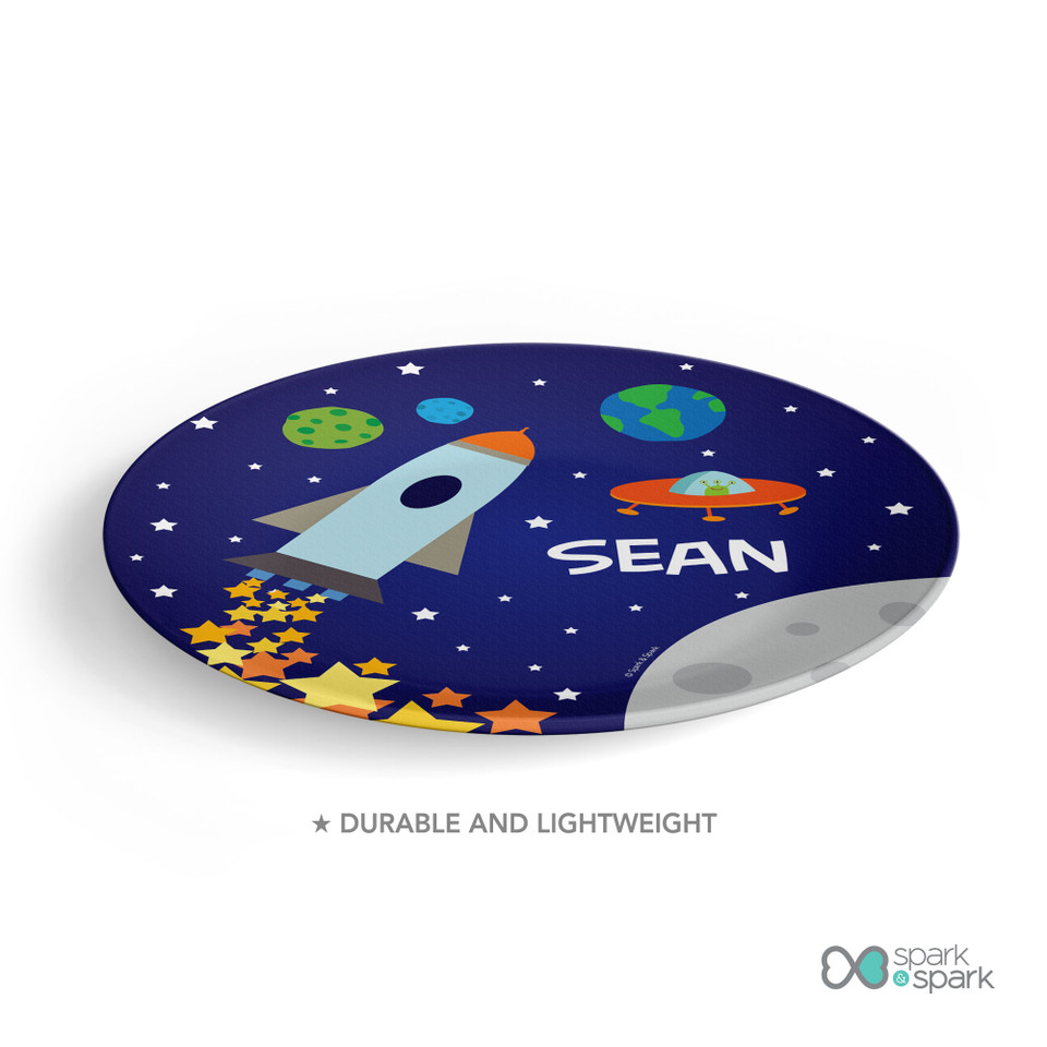 Rocket Launch Kids Plates