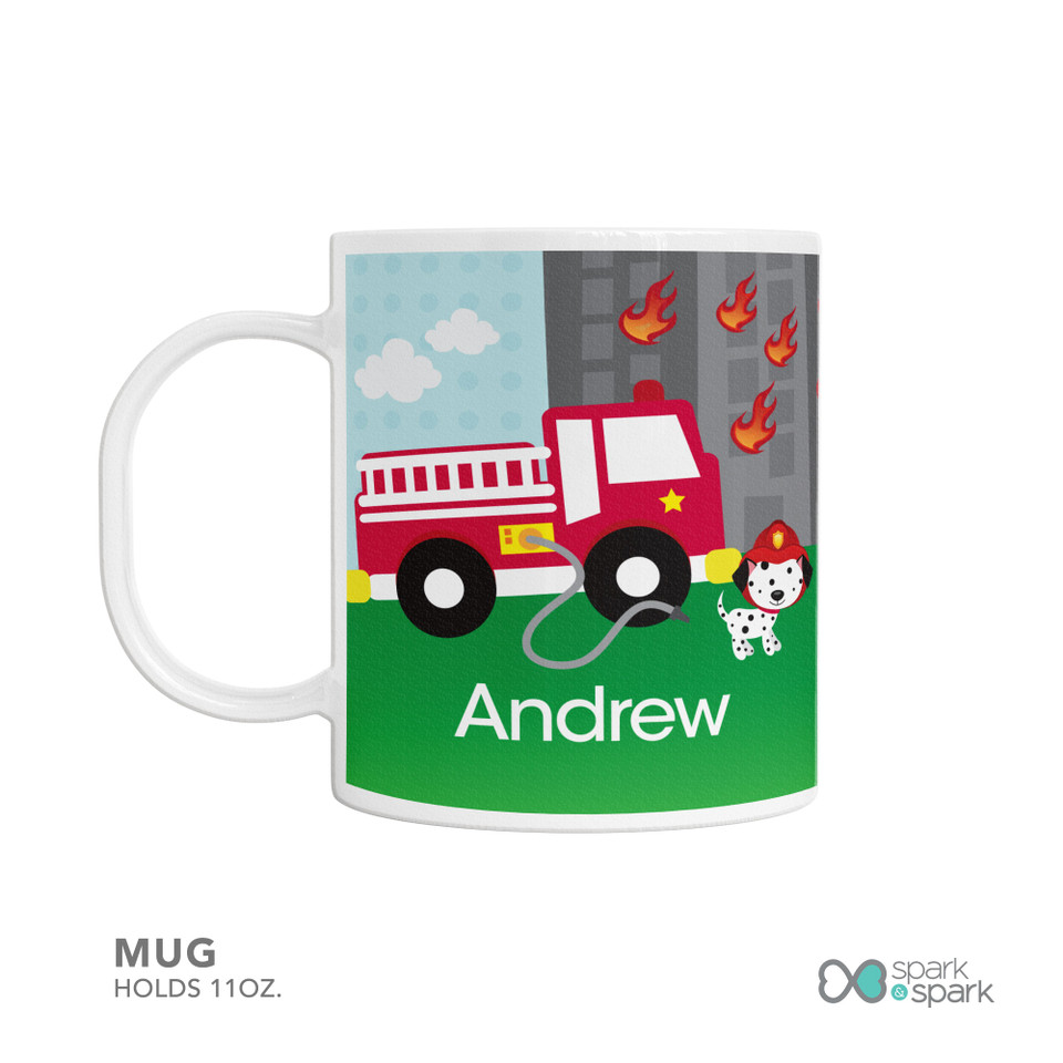 Fighting Fire Kids Plates