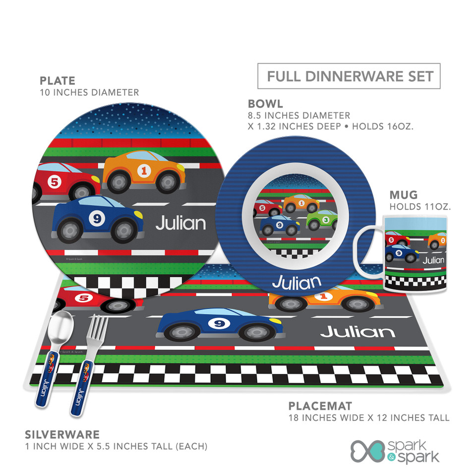 Race To Finish Kids Plates