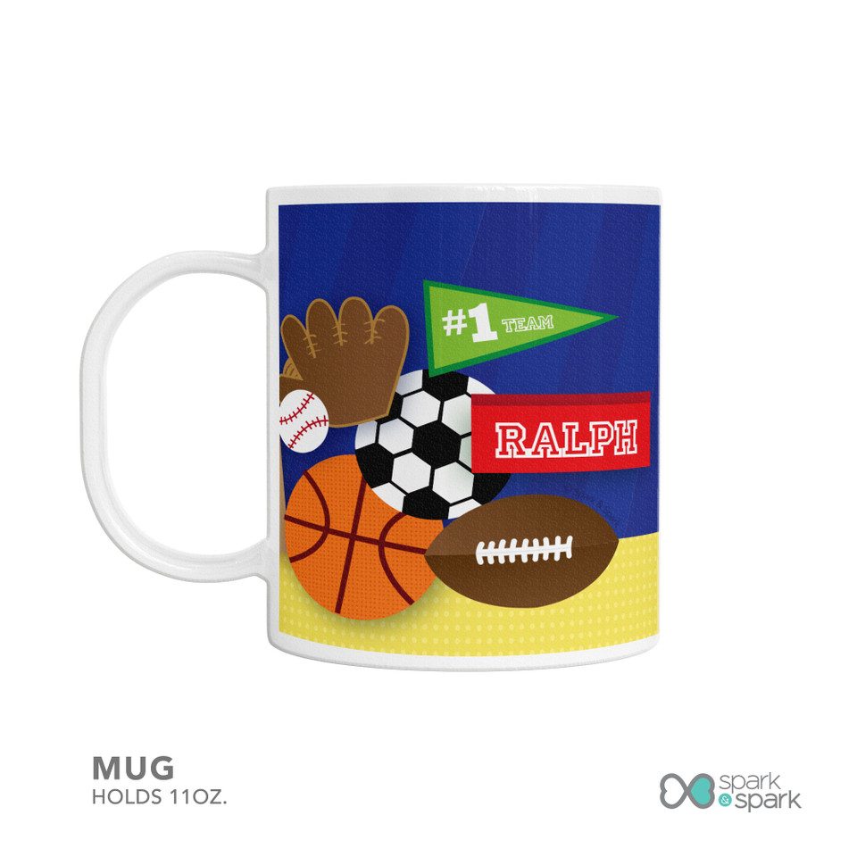 My Love For Sports Kids Plates