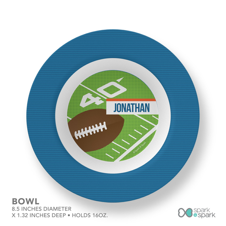 Football Fan Kids Plates