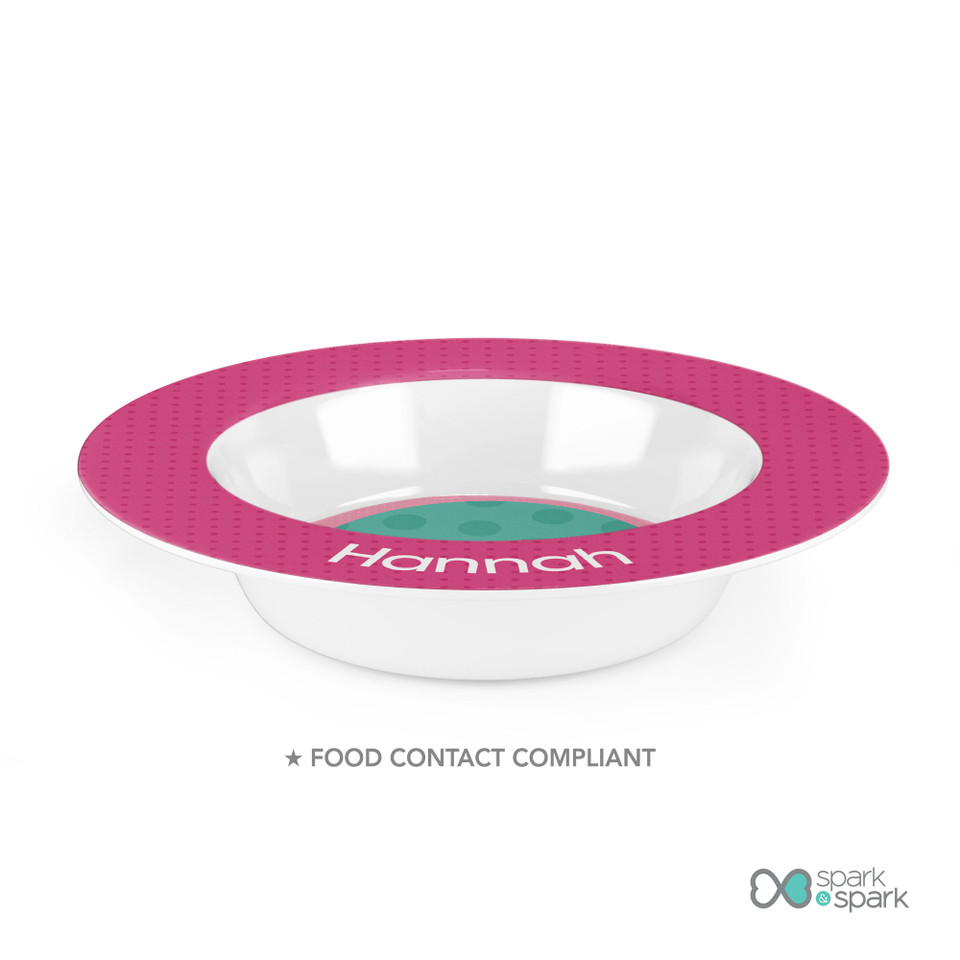 Just Like Me Girl Aqua Kids Plates