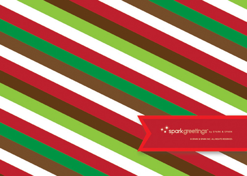 Modern Poinsettas Christmas Photo Cards