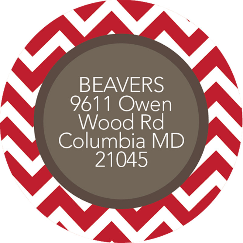 A Holiday Post Christmas Address Labels