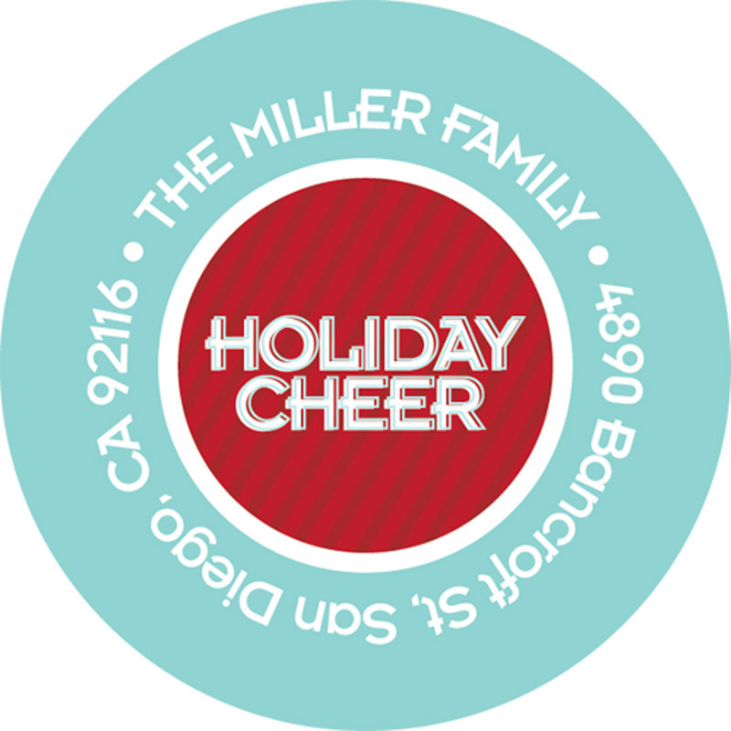 A Merry Kind of Way Christmas Address Labels