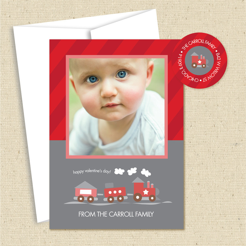 Shown with optional label and colored envelope