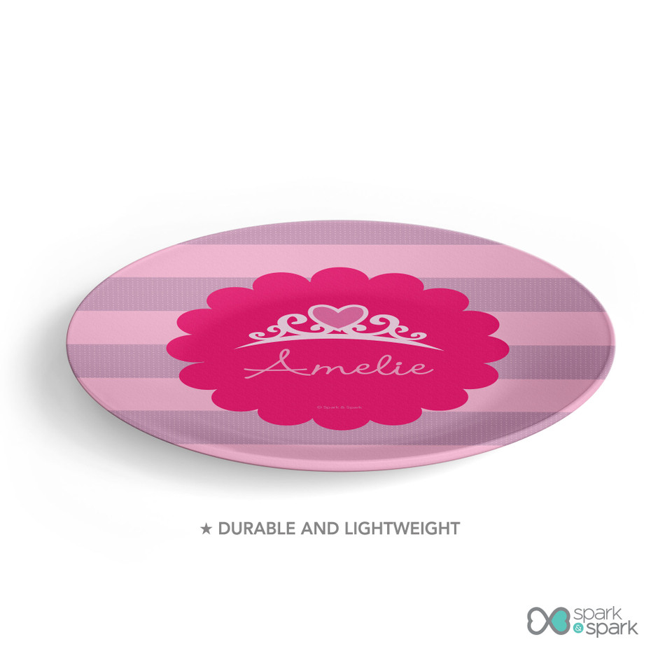 I Am A Pretty Princess Kids Plates