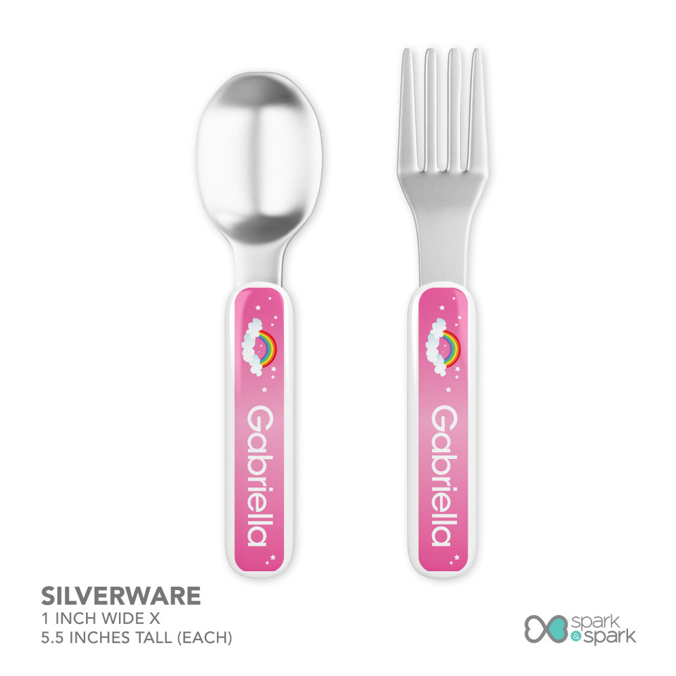 Dreamy Rainbow Kids Plates