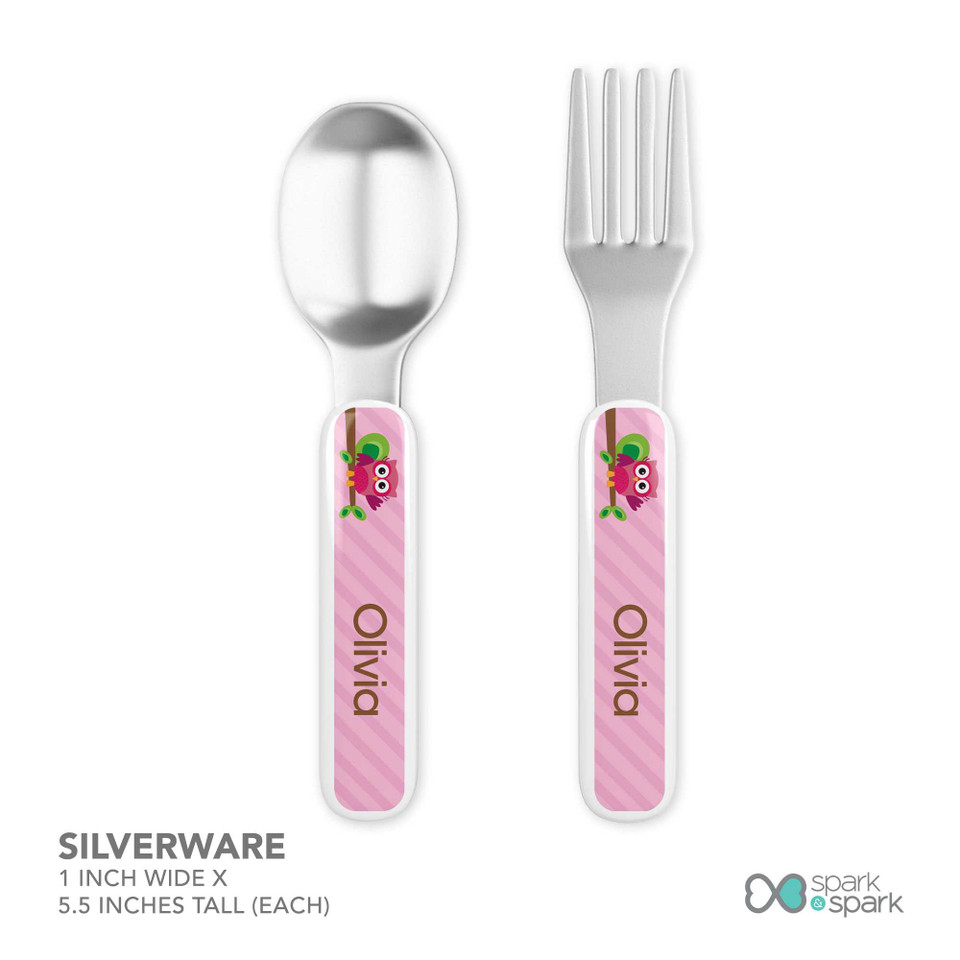 Owl Be Yours Pink Custom Plate for Girls
