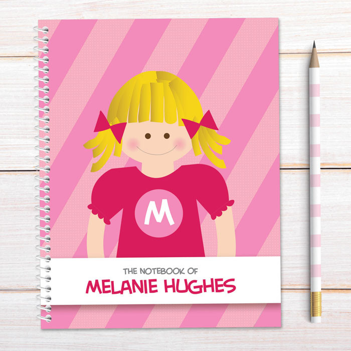 Super Girl Kids Notebook