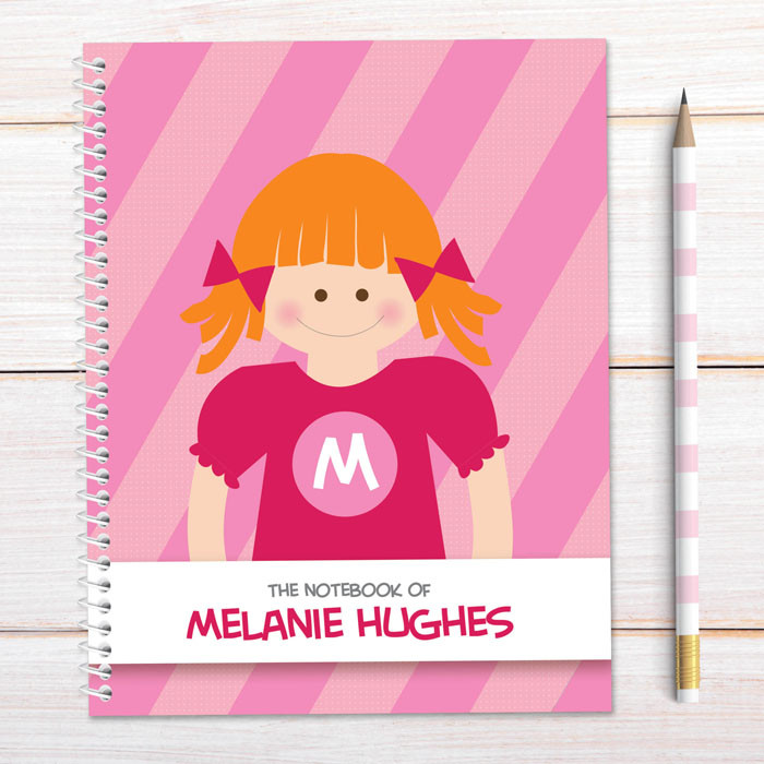 Super Girl Kids Notebook