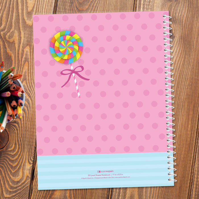 Yummy Lollipop Kids Notebook