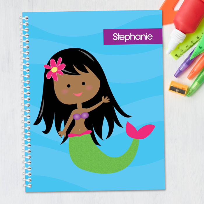 Cute Mermaid Kids Notebook