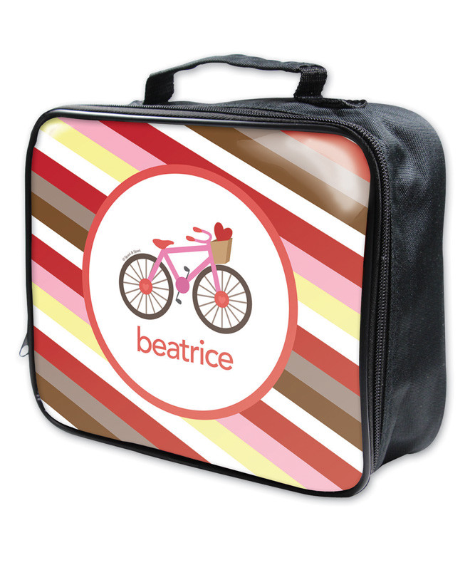 A Lovely Girl Ride Soft Lunch Bag