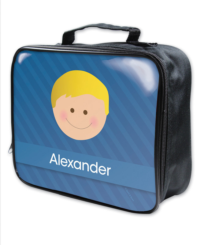 Just Like Me Boy Blue Soft Lunch Bag