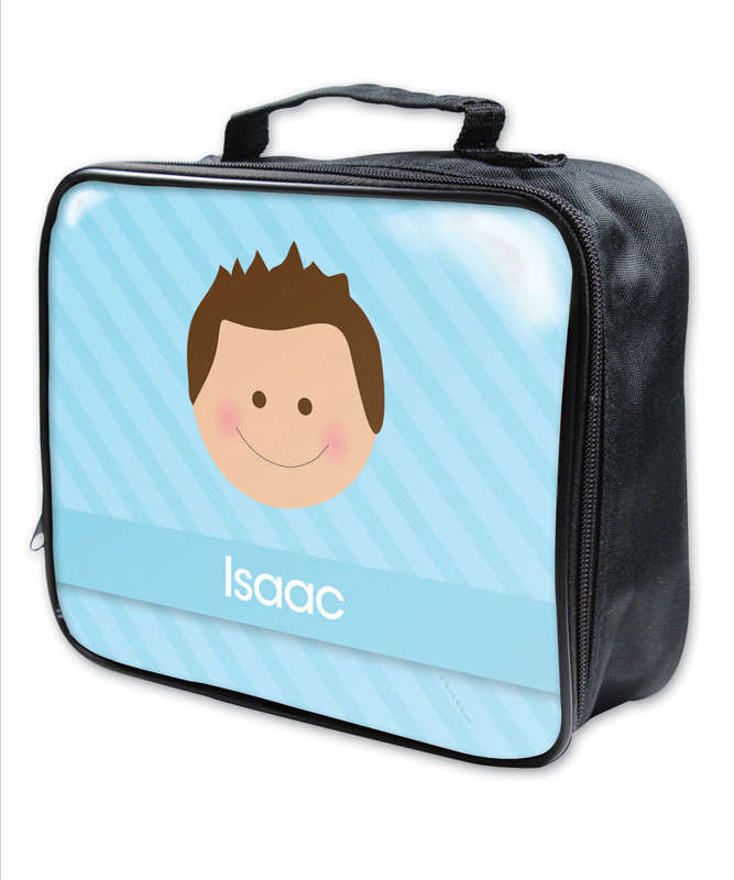 Just Like Me Boy Light Blue Soft Lunch Bag