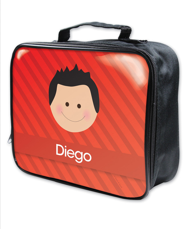 Just Like Me Boy Red Soft Lunch Bag