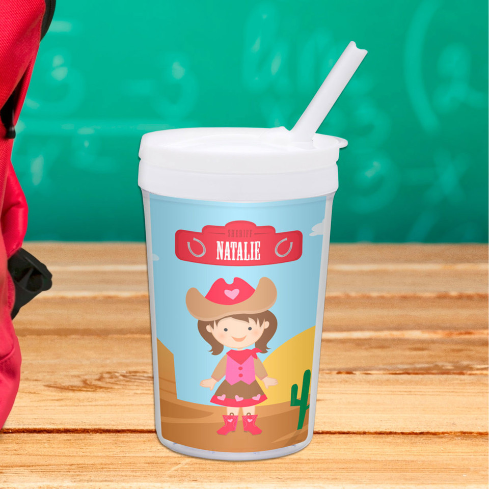 Cowgirl Toddler Cup