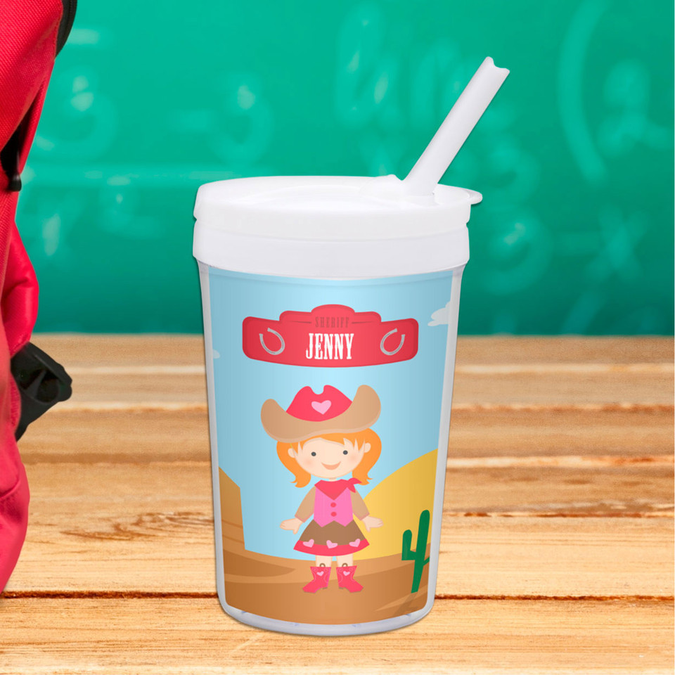 Cowgirl Toddler Cup