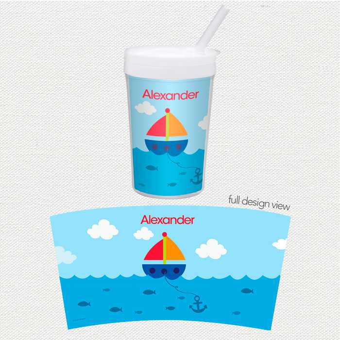 Sailing The Blue Ocean Toddler Cup