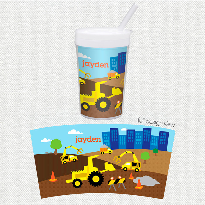 Construction Site Toddler Cup