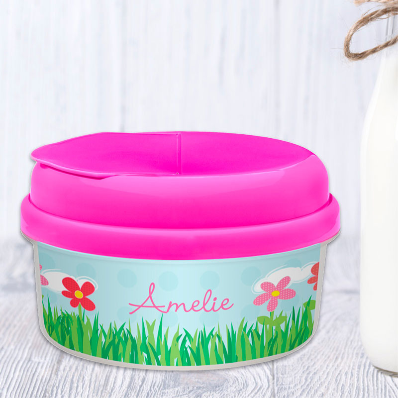 Spring Flowers Custom Snack Bowl