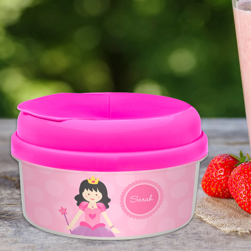 Cute Black Haired Princess Snack Bowls Gifts