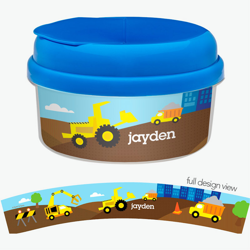 Construction Site Snack Bowl