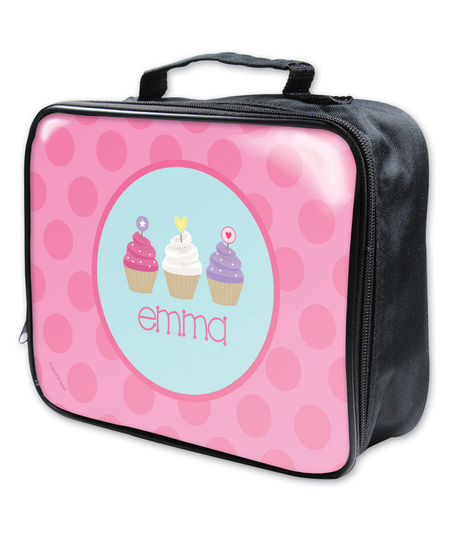 Three Sweet Cupcakes Soft Lunch Bag