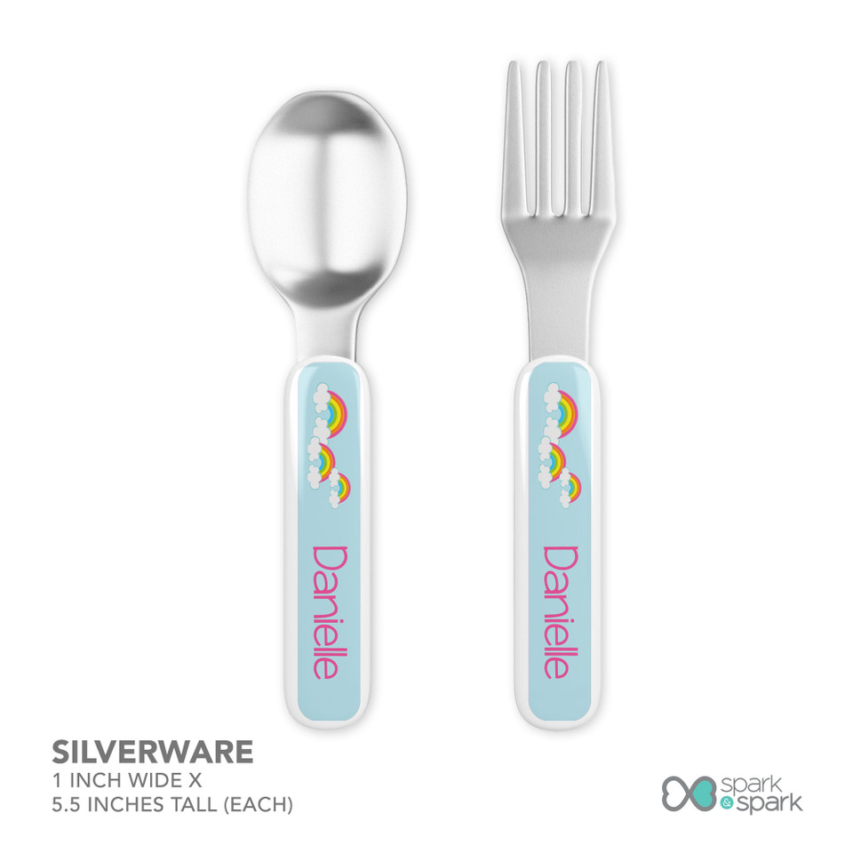 A Rainbow In The Sky Kids Plates