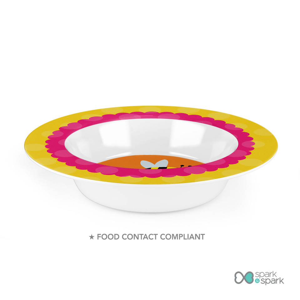 Fly Little Bee Kids Plates