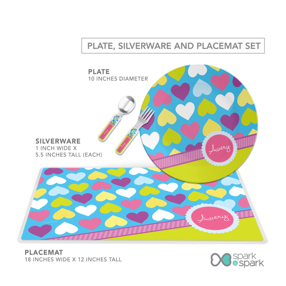 Happy Hearts Kids Plates
