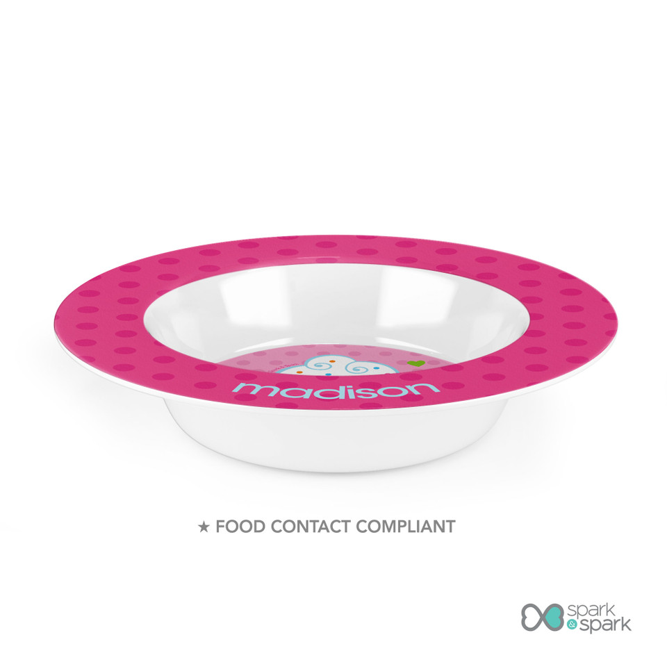 Rainbow Cupcake Kids Plates