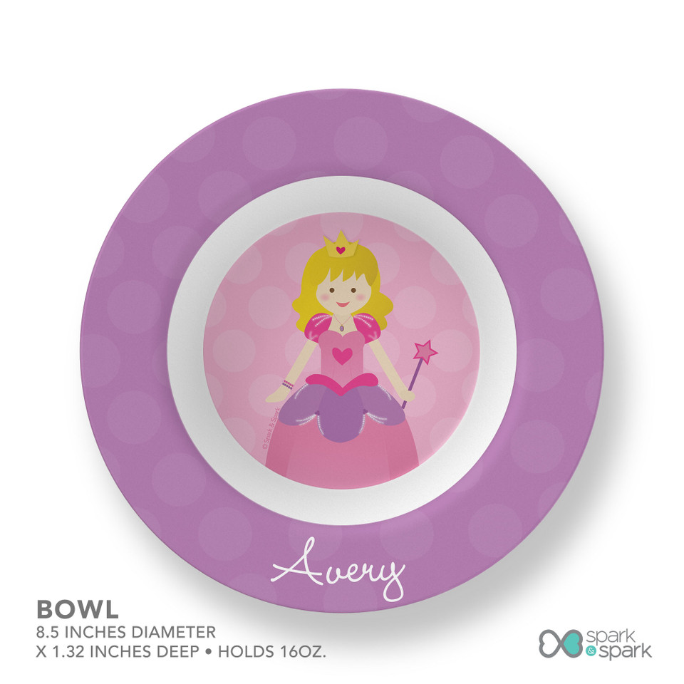 Cute Princess Kids Plates