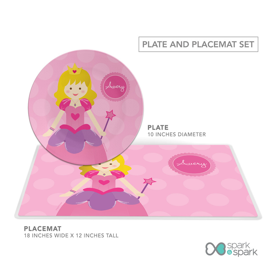 Cute Princess Kids Plates
