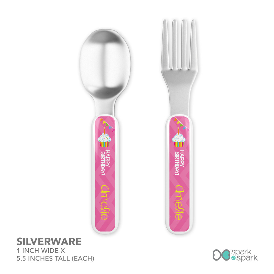 Happy Bday Girl Kids Plates