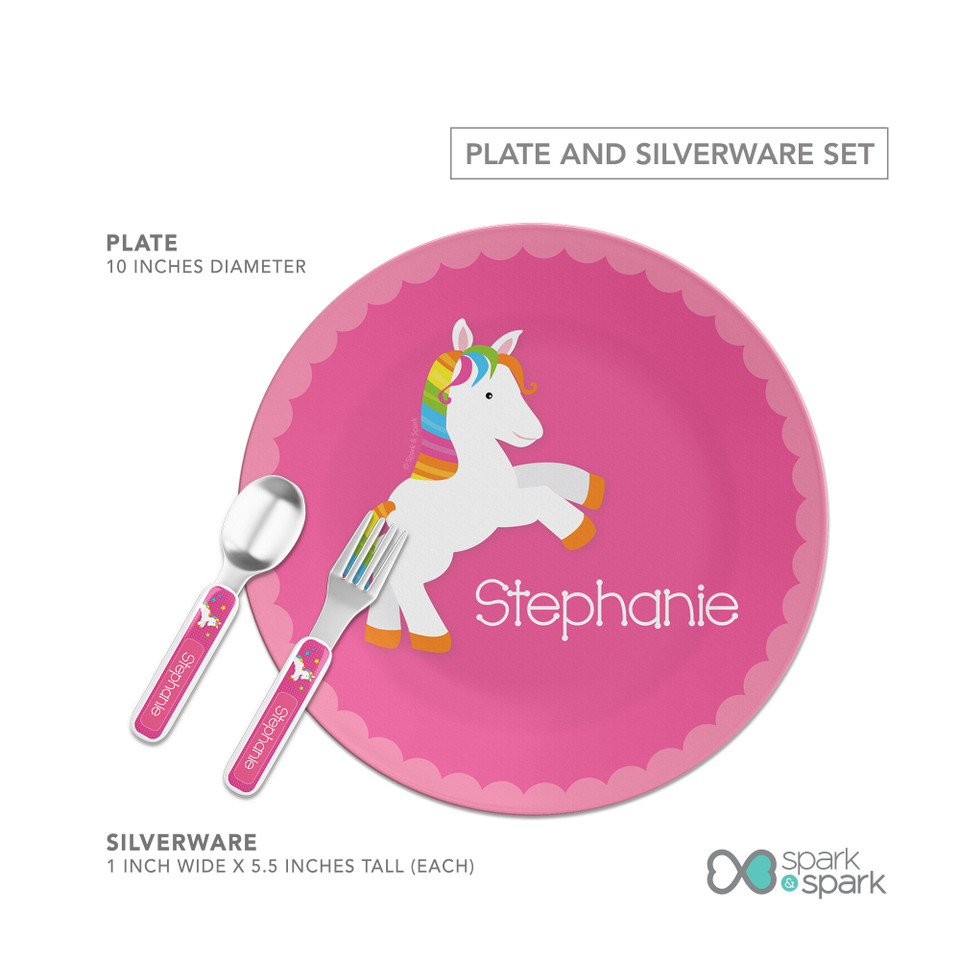 Playful Pony Kids Plates