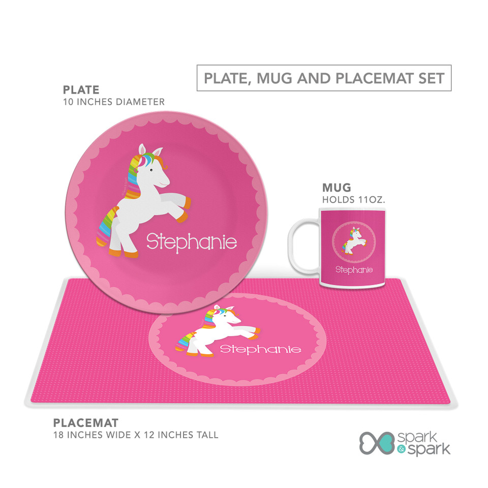 Playful Pony Kids Plates