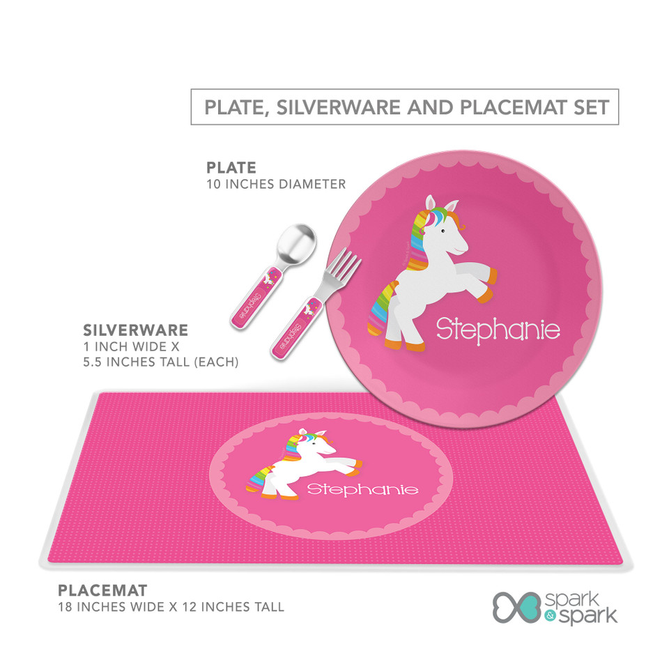 Playful Pony Kids Plates