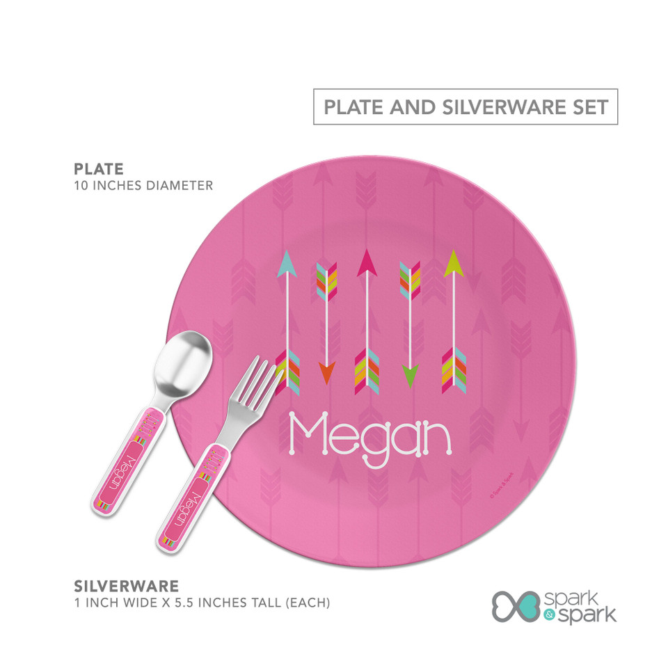 Colorful Arrows Kids Plates