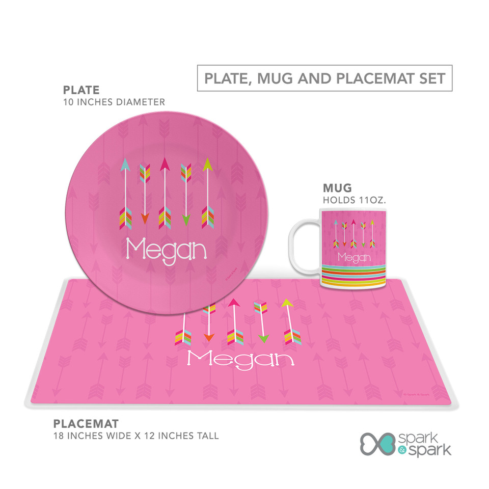 Colorful Arrows Kids Plates