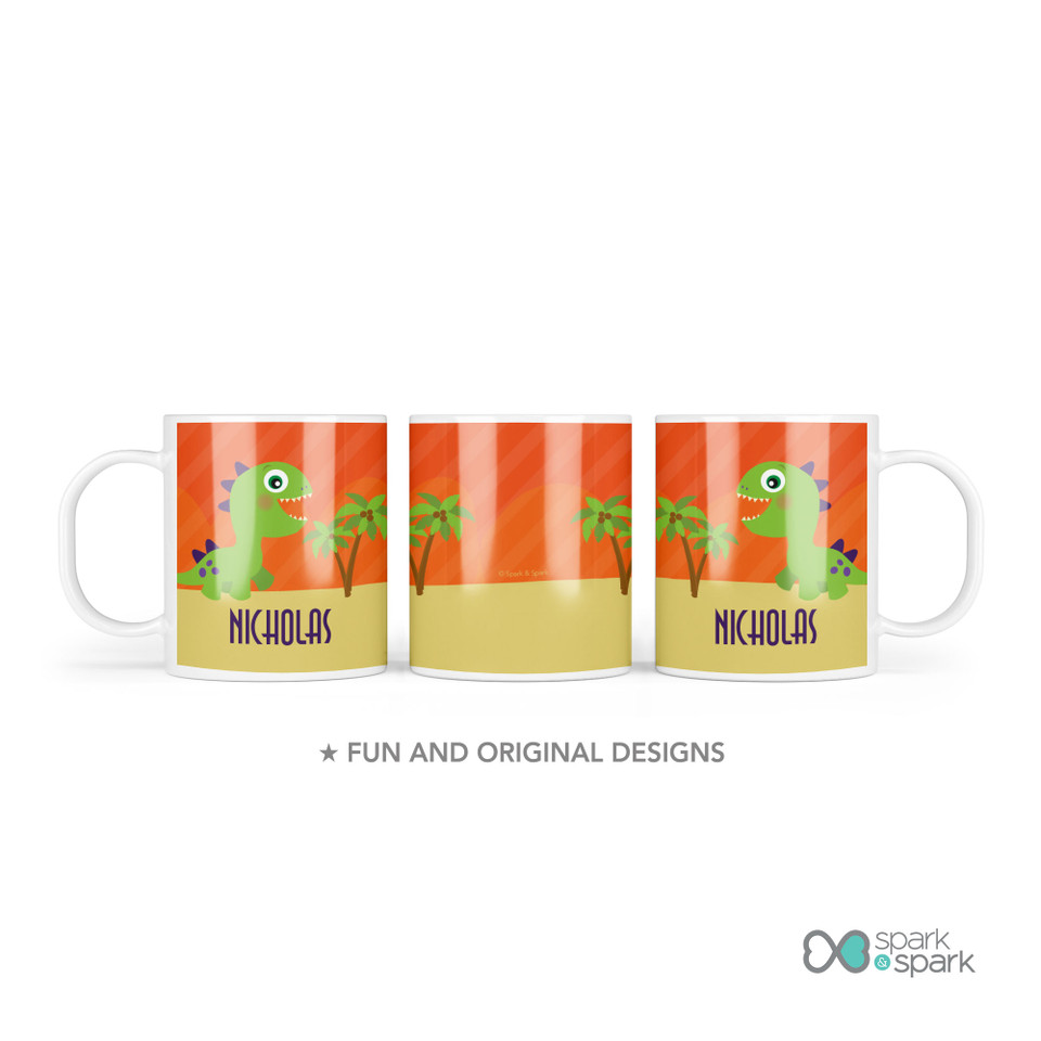Baby Dinosaur Kids Plates